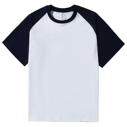 Brand New 220g Men's T-shirts Heavy-Duty Pure Cotton Shoulder-Plugged Short-Sleeved Men T Shirt Color Bottoming Man Tee Shirt