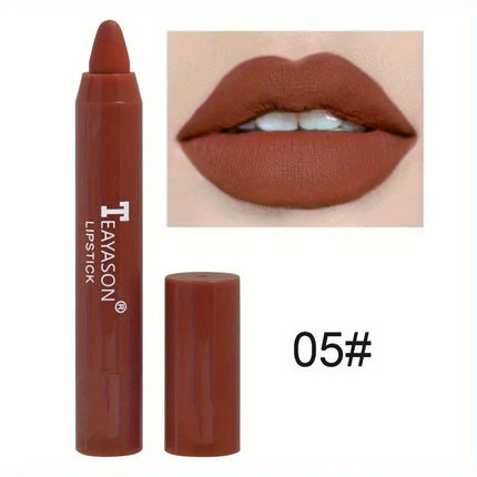 12 Colors Matte Lipstick, Pigmented Moisturizing Lip Gloss, Easy-to-apply Lip Gloss, Matte Rotating Lipstick Pen