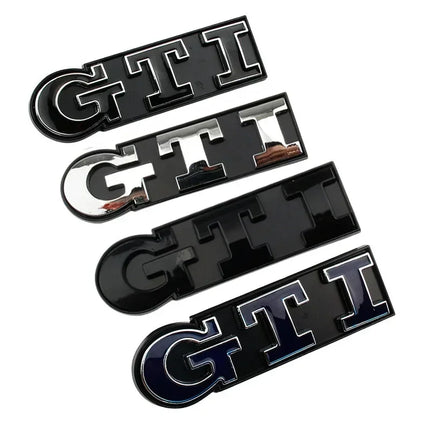 Metal Car Front Grille Emblem Badge for Volkswagen GTI Logo Polo Caddy Golf 4 5 6 8 Jetta Tiguan Touran Passat T-Roc MK3 MK4 MK5