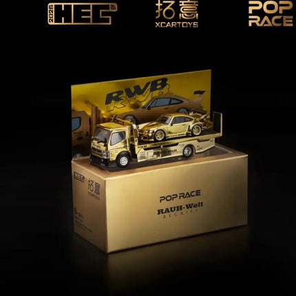 2026 HEC POPRACE 1:64 Fuso 930 RWB Cast Alloy Car Model, Boys' Toy Collection Decoration Piece.