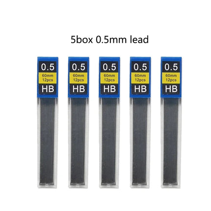 Creative 5 In 1 Erasable Gel Pen 0.7mm Blue Black Red Green Magic Refills 0.5mm Mechanical Pencil Writing Painting Stationery