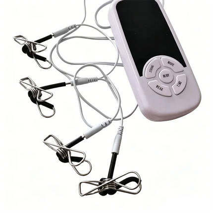 Female Labium Clamps Metal Nipples Clips Clitoris Breast Sucker Pumps 6 Modes Electric Shock Anal Butt Plug Sex Toys for Women