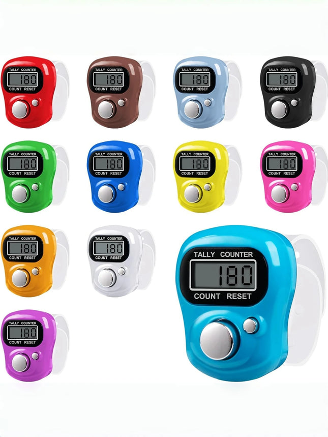 11pcs~22pcs~33pcs Resettable Mini Electronic Counter, Multi-color Digital Display, Mini Counter for Sports/Training/Prayer