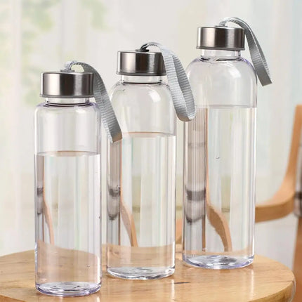 300/400/500ML Transparent Handy Cup Portable Plastic Water Cup Drinking Bottle for Outdoor Sports Kitchen Tools Fitness Cup