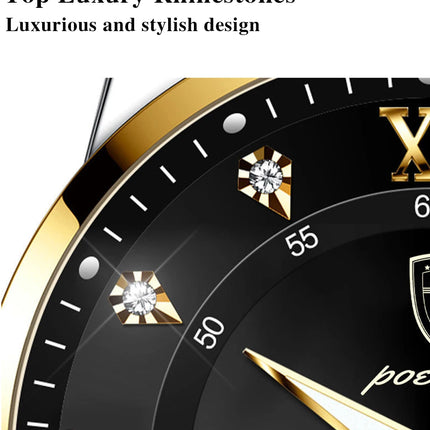 POEDAGAR Casual High Quality Men Watch Waterproof Luminous Leather Original Man Wristwatch Quartz Business Watches For Men Reloj