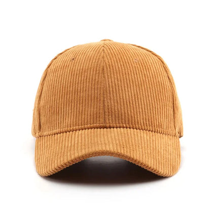 SLECKTON Custom Baseball Cap for Women and Men Fashion Design Brand LOGO Letter Embroidery Hats Corduroy Hats Unisex Wholesale