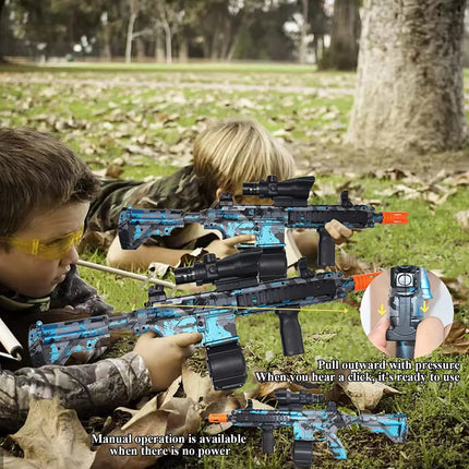 M416 electric pellet ball graffiti air rifle weapon paintball toy gun pneumatic shooting gun adult children's toy
