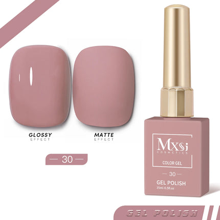 Mxsi Nails Polish 60 Colors Semi Permanent Nail Polish 15ml UV Lamp Nail Polish Hybrid Nail Art Salon Varnish Not Set