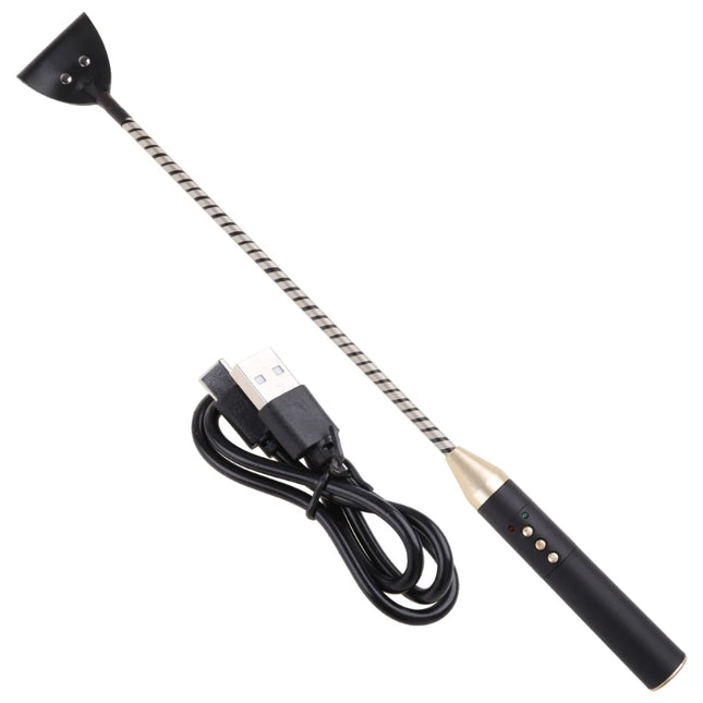 Electric Whip Paddle with Ergonomic Handle USB Rechargeable BDSM Bondage Fetish Electric Shock Sex Toys for Couples