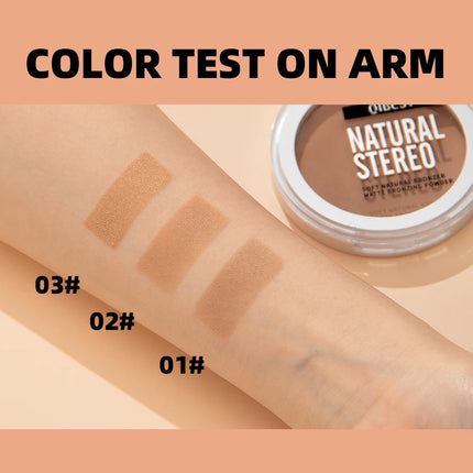 QIBEST Cream Contour Palette Dark Bronzing Powder Charlotte Makeup For Face Highlighter Bronzer Long-Lasting Concealer Cosmetics