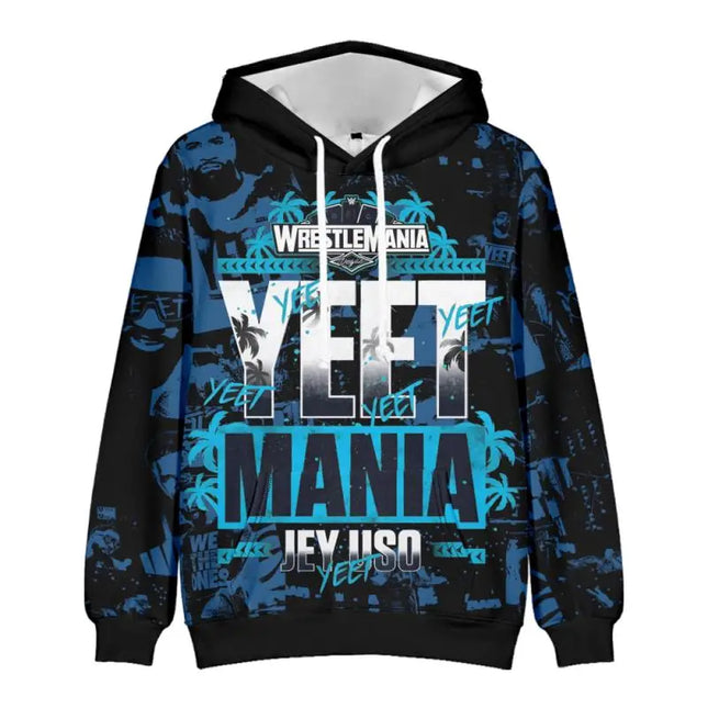 2026 Jey Uso Yeet Hoodies Merch Hooded Women/Men Fashion Casual Streetwear Sweatshirts Clothing Fashion Hoodie Outerwear