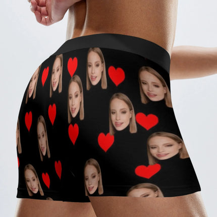 Personalized facial photo customization flat underwear customization men's Valentine's Day gift for husband gift for father