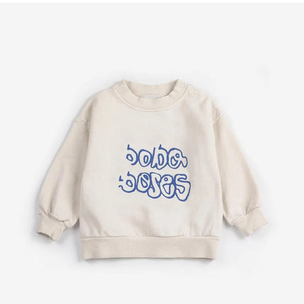 Kids Sweatshirt Brand 2026 New Spring Boys Clothes Baby Girls Cartoon Cute Print Sweater Hoodie Children Cotton Outwear Tops