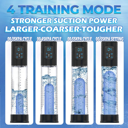 Electric Penis Pump IPX7 waterproof Adult Sex Toys Dick Enlarger for Men Erection Penis Extender Vacuum Pump Male Masturbator