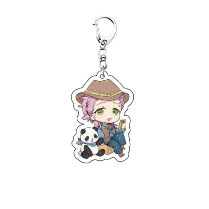 Anime WIND BREAKER 6cm acrylic Keychain key chain big stand brand Sakura-harusugita Keitaro  decoration key ring Gift