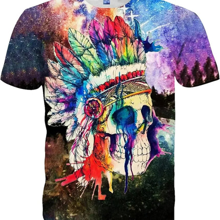 Mens Women Shirts 3D Printed T-Shirt Unisex Casual Short Sleeve Tops Tees for Adult