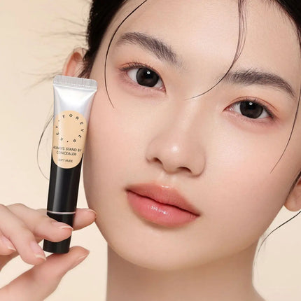 Foreverkey Concealer Cream Liquid Foundation For Dark Eye Circles Pimple Mark Waterproof Longlasting Smooth Makeup 10g