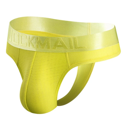 Mens Sexy Bikini Briefs Thong Men Jockstrap Very Small Rear Design Panties Mesh Couple Gay Underwear Sax Woman Swimwear Sissy