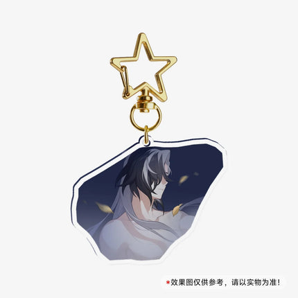 Game Honkai Star Acrylic Keychains Stand Cyrene DanHeng Evernight Cerydra Castorice Phainon Figure Pendant Car Key Chain Gifts