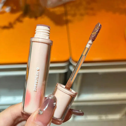 HERORANGE Lip Gloss Mirror Lip Glaze Watery Waterproof Lasting Transparent Jelly Liquid Lipstick Beauty Makeup Lip Cosmetic