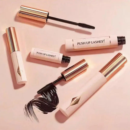 Black Lash Eyelash Gold Color Mascara 3D Mascara Extension Eye Lashes Brush Waterproof Makeup Black Lifting Mascara Long Lasting