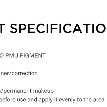 FAMISOO 5ML Permanent Makeup Pigment Inks Lip Tattoo Ink for Semi Permanent Makeup Eyebrows Pigment Tattoo Supplies