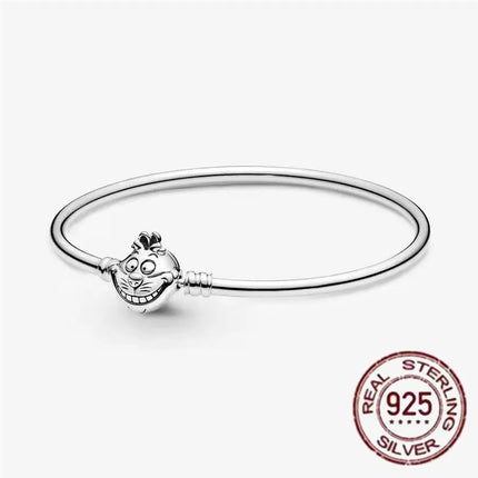 NEW 100% S925 pure silver Spider Man snake bone bracelet, suitable for original DlY bracelet, women's fashionable jewelry gift