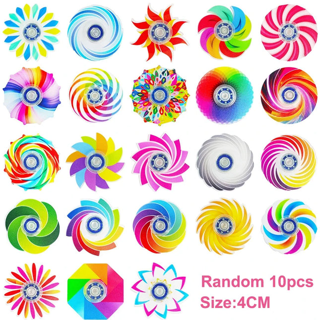 10PCS Fidget Spinners Bulk Anxiety ADHD Stress Relief Toys Party Favors Birthday Gifts for Kids Boys Girls Classroom Prizes
