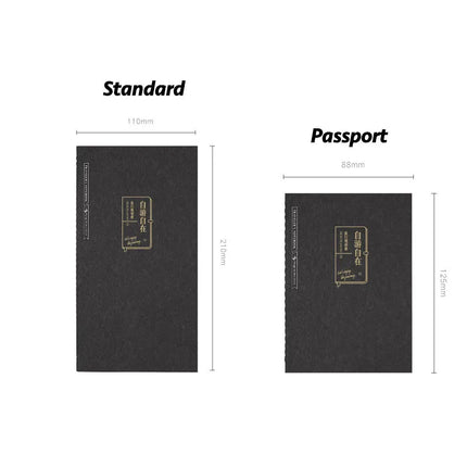 Fromthenon Traveler's Notebook Standard Passport Replacement Inner Page Travel Planner Journal Notebook Refill Supplies