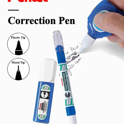 PENTEL Correction Fluid ZL31/33/62/72 Correction Pen Fine Point Quick Drying Fast Clean and Easy To Use School Supplies
