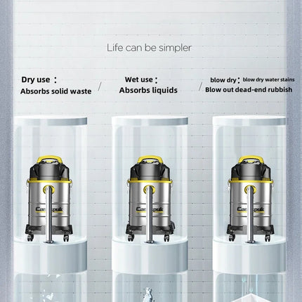 3 in 1 Vacuum Cleaner 3300W Wet and Dry Vacuum Cleaner Industrial Vacuum Cleaner for Hotels Malls Warehouses Car Washes