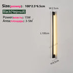 Black  L100cm / Warm White (3000K)