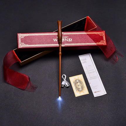 LED Magic Wand 9 Kinds Cosplay Show Plastic Magic Stick Toy Accessories For Kids Children Decoration