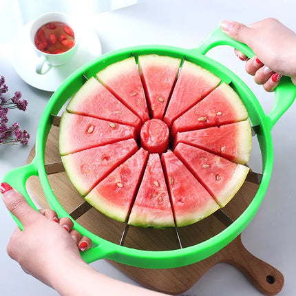 Manual Watermelon Slicers Cutter Stainless Steel Creative Labor-Saving Fruit Slicing Tool Large Fruit Dividers Kitchen Gadgets