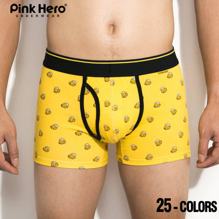 PINKHERO Novelty Original Printing Male Underpants For Men, Comfy And Soft  Cotton Underwear Boxer Briefs And Men's Panties