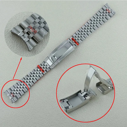 40mm Pepsi GMT Watch Case Custom Logo Dial Fit NH34 Movement Sapphire Glass 316L Stainless Steel NH34 Case C3 luminous