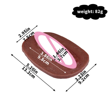 Silicone Realistic Vagina Underwear Pad Masturbator Skin Fake Vulva Clitoris Sex toys for Women Crossdresser Crotch Pad