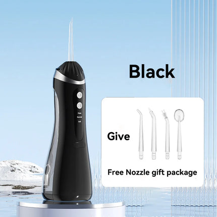Oral Irrigator 3 Cleaning Modes Portable Rechargeable Waterproof  IP65 Dental Water FlosserTeeth Whitening Jet Floss 200ML