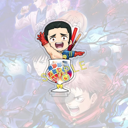 Anime JUJUTSU KAISEN 10CM Acrylic Cute Character Yuta Okkotsu Standing Model Desktop Decoration Fan Gift Keychain
