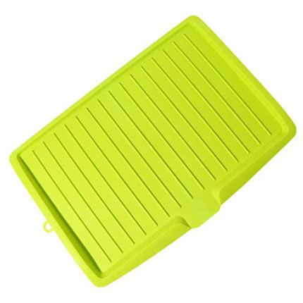Kitchen Silicone Drain Rack Dish Drainer Tray Large Sink Drying Rack Worktop Organizer Drying Rack for Kitchen Dishes Tableware