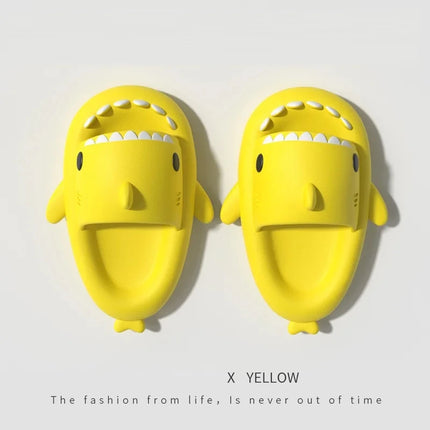 Eyriphy New Design Women Shark Slippers Men Cute Flat Sandals Fashion Cozy Casual Beach Sandals Lovers Home Lovely Bathroom Shoe