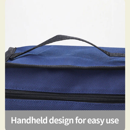 FINECOLOUR Large Capacity Zipper Pen Bag Art Markers Canvas Storage Navy Blue Bag Hold With base 120/168/240Pcs Markers Pen