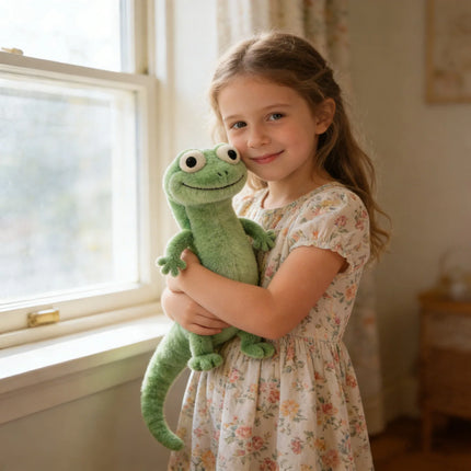 25CM Lizard Plush Doll Anime Peripherals Lizard Simulation Animal Stuffed Toys