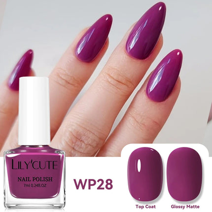 LILYCUTE 7ml Holographics Nail Polish Colorful Shining Effect Air Dry Glitter Nail Art Varnish No Need Lamp Nail Care Polish