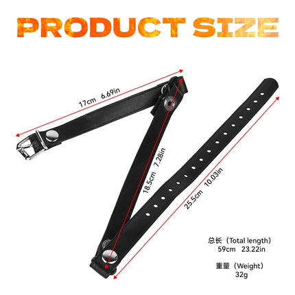 YOCY Mouth Gag Horse Dildo Adjustable Leather Strap Sex Toy For Couple Game Bondage Muzzles