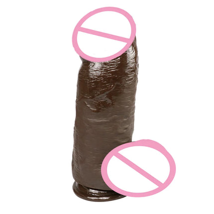 D 7.5CM SUPPER thick dildo Huge Realistic Giant Long Dildo Soft Silicone Vaginal Masturbators Penis Erotic Toy for Women - DILDO