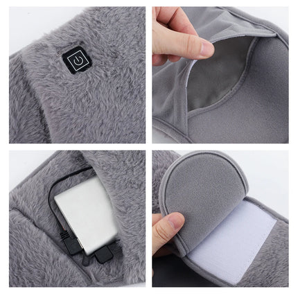 Electric Heating Belt Hand Warmer Winter Heater Waist Warmers Hot Compress Abdominal Lumbar Uterus Warming Pad USB Charging