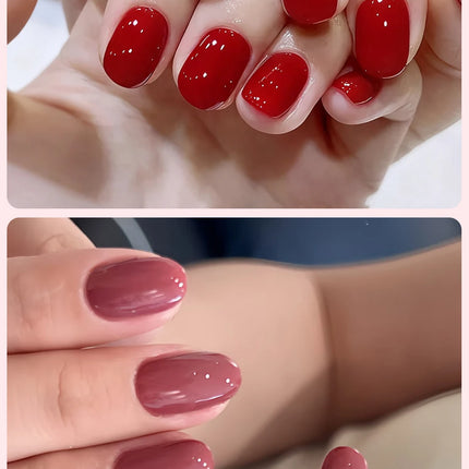 UR SUGAR 15ml 1 Step Gel Polish 3 IN 1 Red Pink Glossy Nail Soak Off LED UV Gel Nail Varnishes No Need Base Gel and Top Coat
