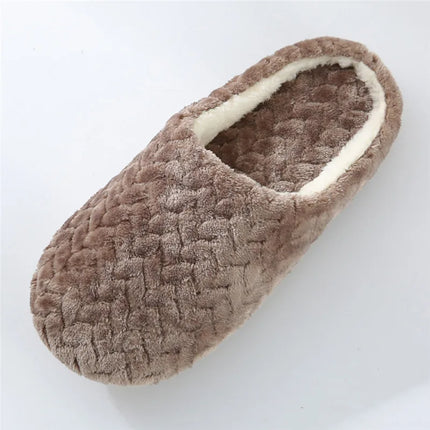 Women Winter Home Fur Slippers Cartoon Cat Non-Slip Soft Warm House Indoor Bedroom Men Couples Boys Girl Memory Foam Floor Shoes