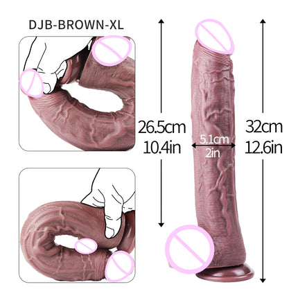7/8/12in Realistic Dildo, g-spot Silicone Dildos with Strong Suction Cup, Small Dildo for Anal vingina,Sex Toy for Women and Men
